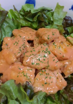 鶏胸肉の美味しいソースあえ-レシピのメイン写真