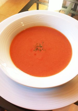 トマトのポタージュ、豆乳味噌仕立て-レシピのメイン写真