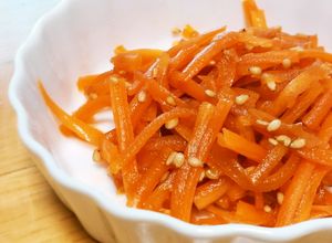 レンジで1分半！人参のきんぴら☆お弁当-レシピのメイン写真