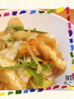 油揚げとちくわで、とりあえずのおつまみ-レシピのメイン写真