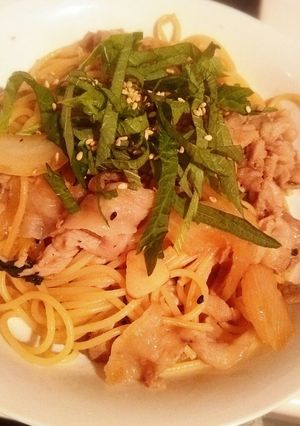 焼肉パスタ-レシピのメイン写真