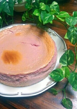 Pinkな紫芋のチーズケーキ-レシピのメイン写真