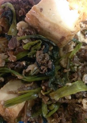 小松菜と牛肉炒め-レシピのメイン写真