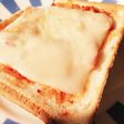 キムチーズトースト(U 'ᴗ' U)