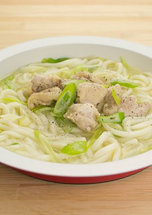 レンジでチンだけ☆鶏塩うどん☆デリパン-レシピのメイン写真