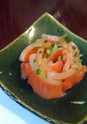 おせちに・和風サーモンマリネ-レシピのメイン写真