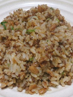 簡単ランチ♪納豆チャーハン-レシピのメイン写真