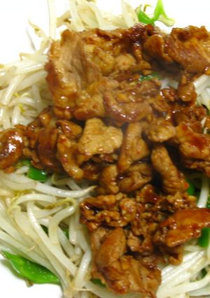 豚肉ともやしのピリ辛いため-レシピのメイン写真