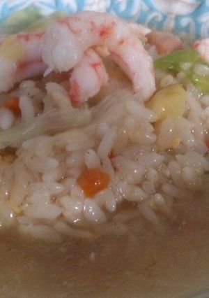 キャベツとエビのあんかけスープかけチャー-レシピのメイン写真