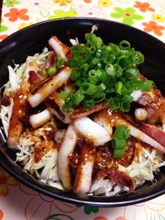 ♪タレがうま旨♡うちのイカ焼き丼♪-レシピのメイン写真