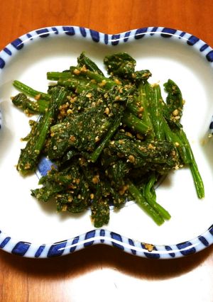 ほうれん草の胡麻和え お弁当にも-レシピのメイン写真