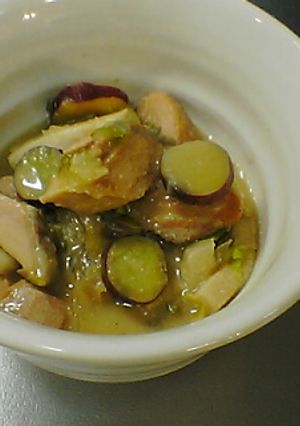 秋なさつまいも汁物 【美肌】-レシピのメイン写真