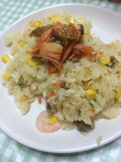 キムチエビピラフ-レシピのメイン写真