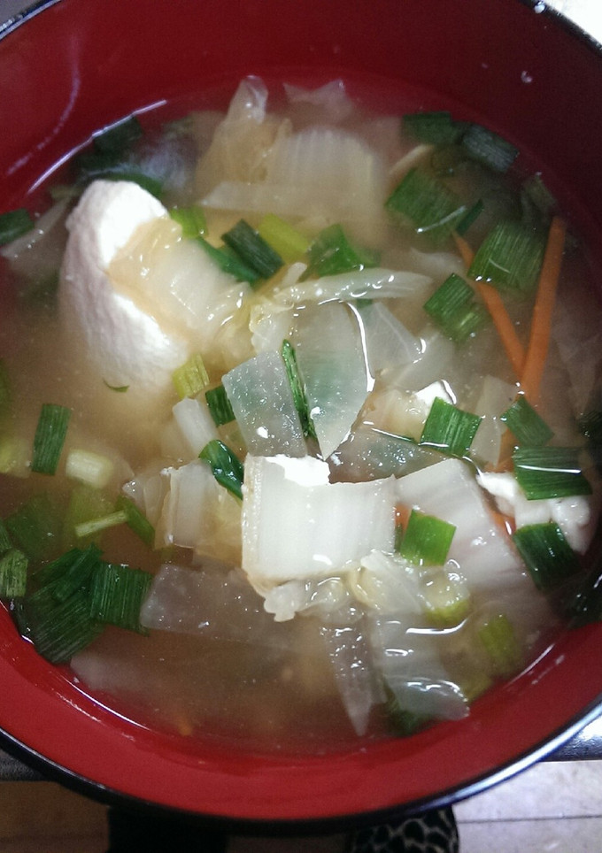豆腐と白菜のとろみ ホクホク 和風スープ-レシピのメイン写真