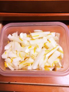 すし酢で簡単!ゆず大根-レシピのメイン写真