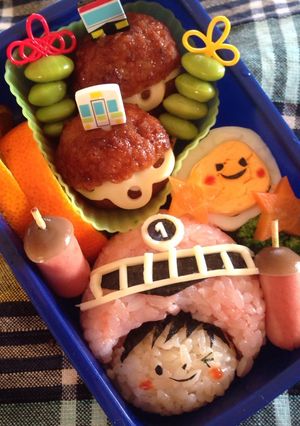 トッキュウジャー✳︎キャラ弁 かぶりもの-レシピのメイン写真