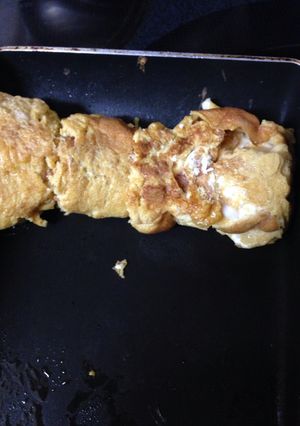 素人の玉子焼き 見た目は悪いがうまい!-レシピのメイン写真