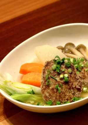 出汁いらず☆和風煮込み豆腐ハンバーグ-レシピのメイン写真