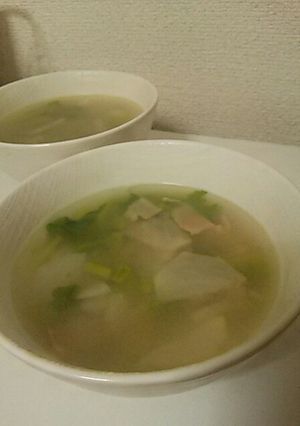 鍋キューブとまるごとカブスープ-レシピのメイン写真
