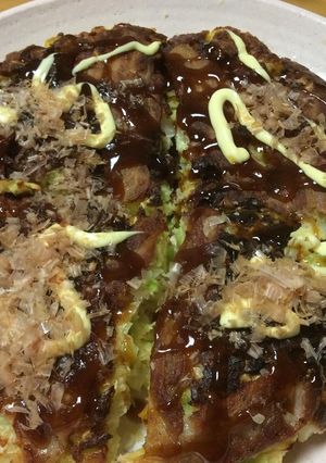 パンケーキミックスで作るお好み焼き-レシピのメイン写真