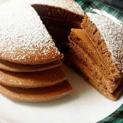 รูปของ HM無くても30分で☆ココアパンケーキ