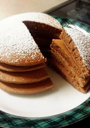 HM無くても30分で☆ココアパンケーキ-レシピのメイン写真