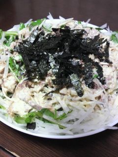 大根と鯖缶のわさびマヨサラダ-レシピのメイン写真