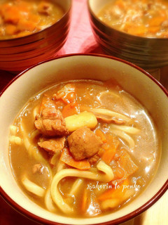残ったカレーで!簡単カレーうどん-レシピのメイン写真