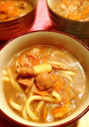 残ったカレーで！簡単カレーうどん-レシピのメイン写真
