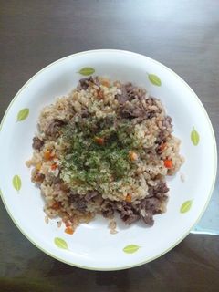 安いお肉で簡単本格焼肉ピラフ-レシピのメイン写真