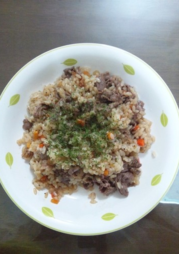 安いお肉で簡単本格焼肉ピラフ-レシピのメイン写真