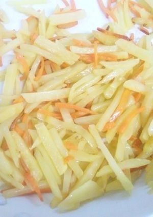 じゃがいもと人参の炒め物-レシピのメイン写真
