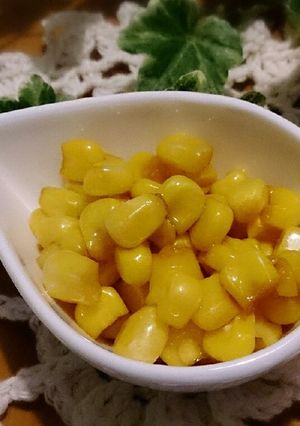 ほんのり香る♪醤油バターコーン-レシピのメイン写真