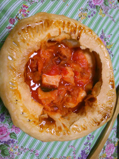 チキンのトマト煮ポットパイ-レシピのメイン写真