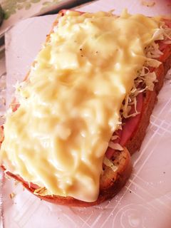 余った千切りキャベツトースト-レシピのメイン写真