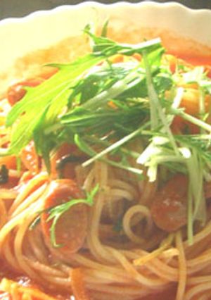 トマトジュースでパスタ！-レシピのメイン写真