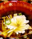菊花豆腐のお吸い物♡飾り切り♡お正月にも