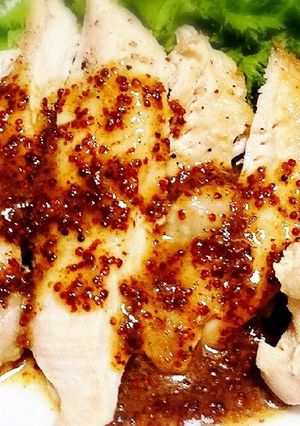 鶏むね肉のハニーマスタードソテー-レシピのメイン写真