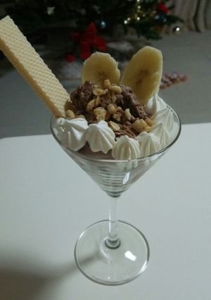 簡単3分！！チョコバナナパフェ-レシピのメイン写真