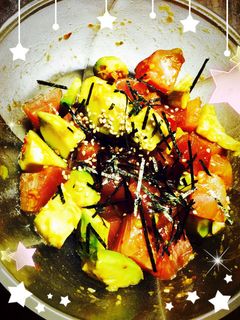 ~酒のお供に~あぼかどマグロゆっけ♪-レシピのメイン写真