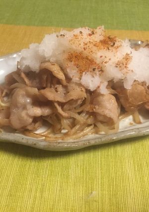 豚ポン-レシピのメイン写真