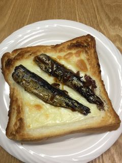いわしのしょうが煮のチーズトースト-レシピのメイン写真