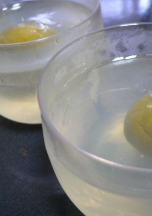 自家製梅酒で☆梅酒ゼリー-レシピのメイン写真