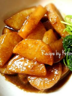 節約♡残ったツナ缶汁で大根のこっくり煮-レシピのメイン写真