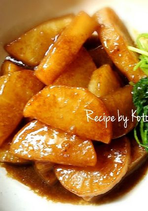 節約♡残ったツナ缶汁で大根のこっくり煮-レシピのメイン写真