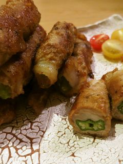 オクラの豚肉巻き マヌカ甘辛炒め-レシピのメイン写真