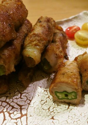 オクラの豚肉巻き マヌカ甘辛炒め-レシピのメイン写真