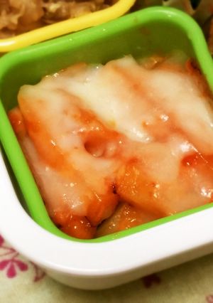 レンジで時短！冷凍ポテトのピザ☆お弁当に-レシピのメイン写真