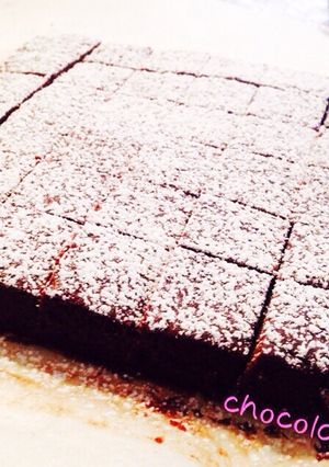 材料3つで簡単生チョコケーキ-レシピのメイン写真