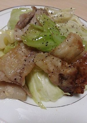 簡単♪豚肉とキャベツのスパイシー炒め-レシピのメイン写真
